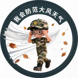 我会防范大风天气